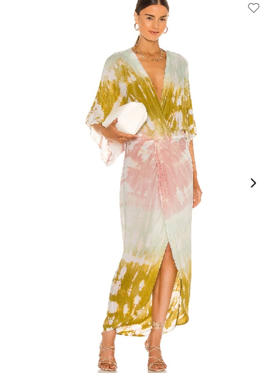 Young Fabulous & Broke Dresses & Skirts - Young, Broke, & Fabulous Siren Maxi Dress, XS, Willowgreen Geode Wash